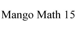 MANGO MATH 15 trademark