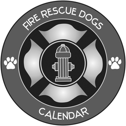 FIRE RESCUE DOGS CALENDAR trademark