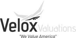 VELOX VALUATIONS "WE VALUE AMERICA" trademark
