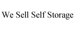 WE SELL SELF STORAGE trademark