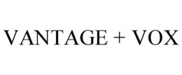 VANTAGE + VOX trademark