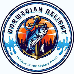 NORWEGIAN DELIGHT INDULGE IN THE OCEAN'S FINEST trademark