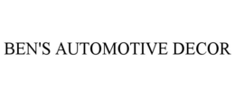 BEN'S AUTOMOTIVE DECOR trademark