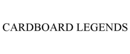 CARDBOARD LEGENDS trademark
