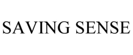 SAVING SENSE trademark