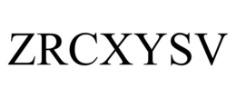 ZRCXYSV trademark
