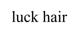 LUCK HAIR trademark