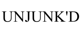 UNJUNK'D trademark