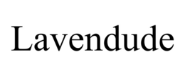 LAVENDUDE trademark