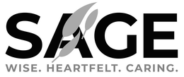 SAGE WISE. HEARTFELT. CARING. trademark