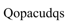 QOPACUDQS trademark