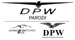 DPW PARODI DIVING PACE WATCHES DPW DIVING & PROFESSIONAL WATCHES trademark