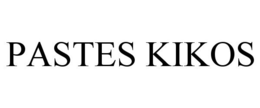 PASTES KIKOS trademark