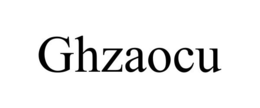 GHZAOCU trademark