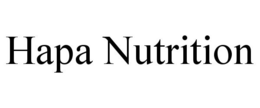 HAPA NUTRITION trademark