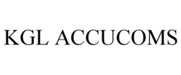 KGL ACCUCOMS trademark