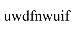 UWDFNWUIF trademark
