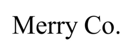 MERRY CO. trademark