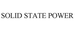 SOLID STATE POWER trademark