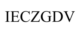IECZGDV trademark