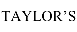 TAYLOR'S trademark