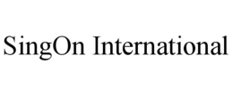 SINGON INTERNATIONAL trademark