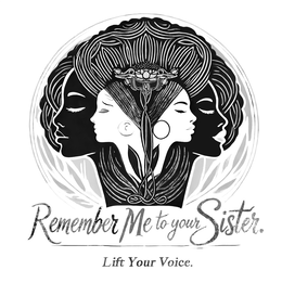 REMEMBER ME TO YOUR SISTER. LIFT YOUR VOICE. trademark