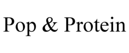 POP & PROTEIN trademark