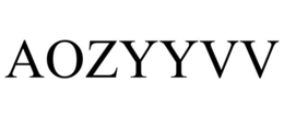 AOZYYVV trademark