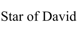STAR OF DAVID trademark
