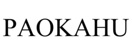 PAOKAHU trademark