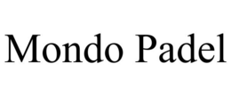 MONDO PADEL trademark