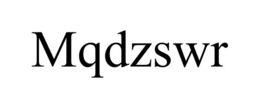 MQDZSWR trademark