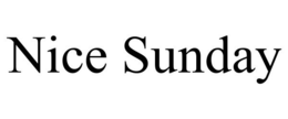 NICE SUNDAY trademark