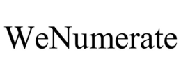 WENUMERATE trademark