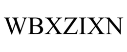 WBXZIXN trademark