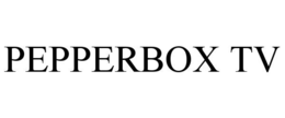 PEPPERBOX TV trademark