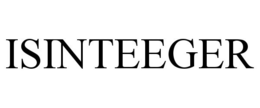 ISINTEEGER trademark