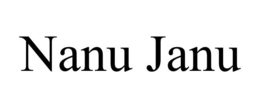 NANU JANU trademark