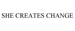 SHE CREATES CHANGE trademark