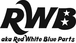 RWB AKA RED WHITE BLUE PARTS trademark