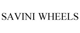 SAVINI WHEELS trademark