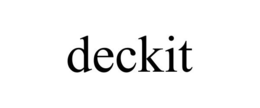 DECKIT trademark