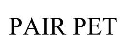 PAIR PET trademark