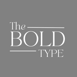 THE BOLD TYPE trademark