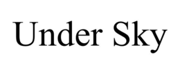 UNDER SKY trademark