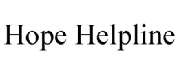 HOPE HELPLINE trademark