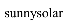 SUNNYSOLAR trademark