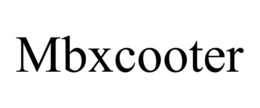 MBXCOOTER trademark