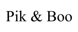 PIK & BOO trademark